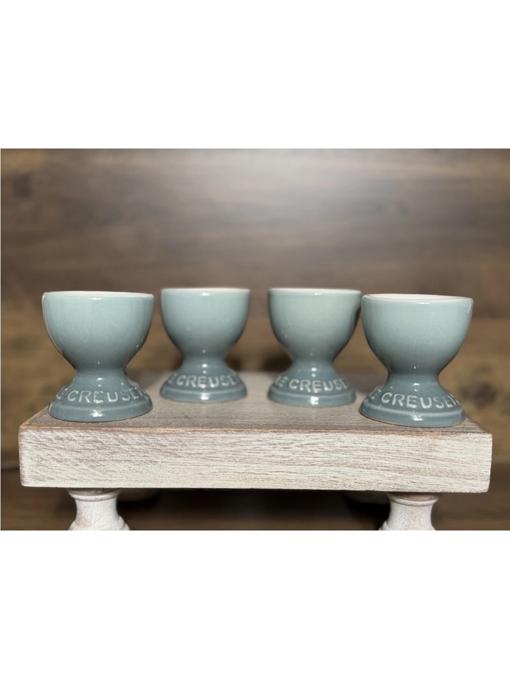 LE CREUSET Footed Egg Cup Sea Salt
Color- Set 4
